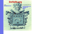 Desktop Screenshot of delvalle.org